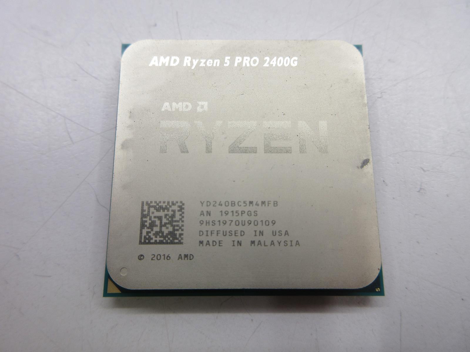 AMD CPU Processor Ryzen 5 Pro 2400G 3.60 GHz AM4 | YD240BC5M4MFB
