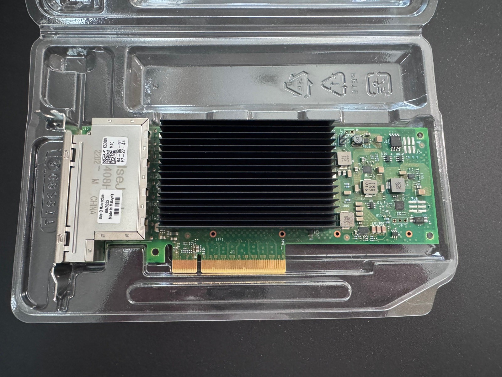 Intel X710-T4L 10GbE Quad-Port RJ45 PCI-e Ethernet Adapter (LP) – Dell K5DDV
