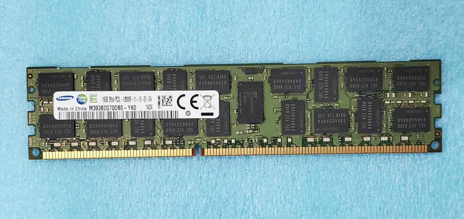 Samsung 16GB PC3-12800 DDR3 240-Pin Memory Module (M393B2G70DB0-YK0)