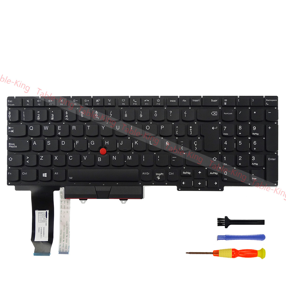 Spanish Backlit Laptop Keyboard for Lenovo Thinkpad E15 Gen2 E15 Gen3 E15 Gen4