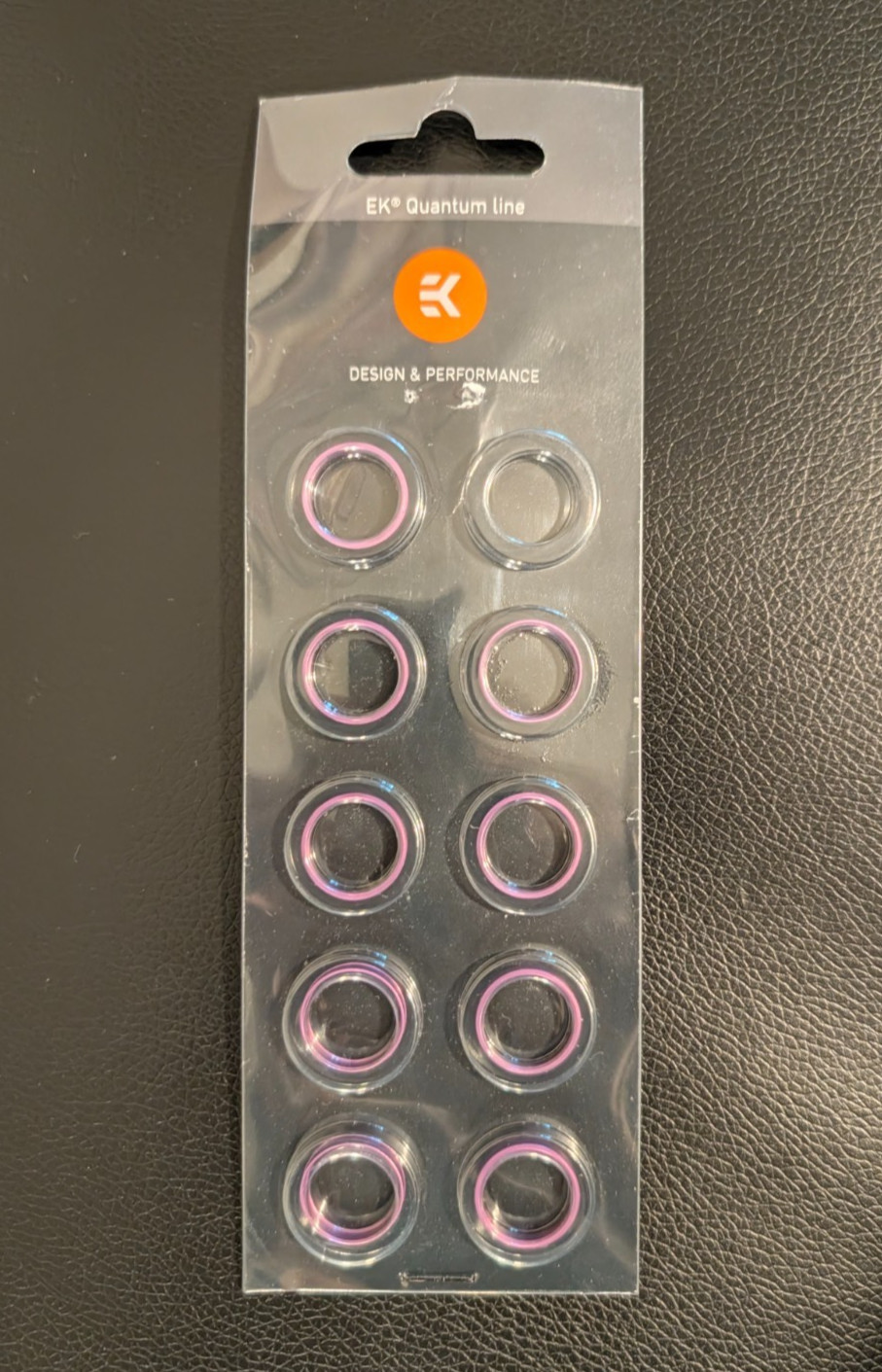 EKWB EK-Torque HDC-12 Color Rings, Purple, 9-pack