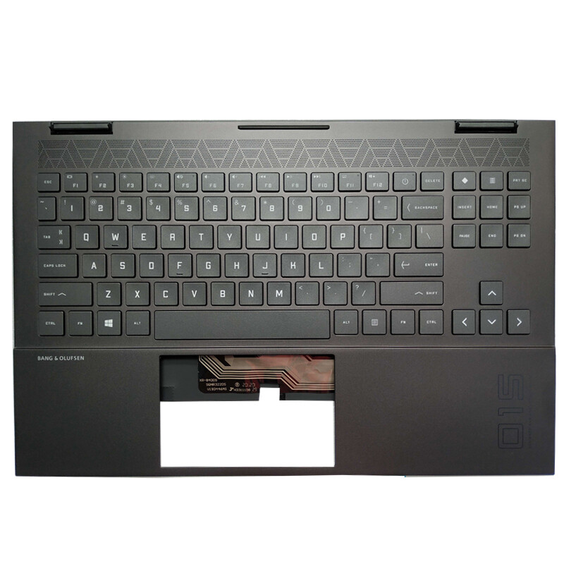 FOR HP OMEN 15-EN 15-EK TPN-Q238 Q236 Keyboard Palmrest RGB Backlit M00667-001