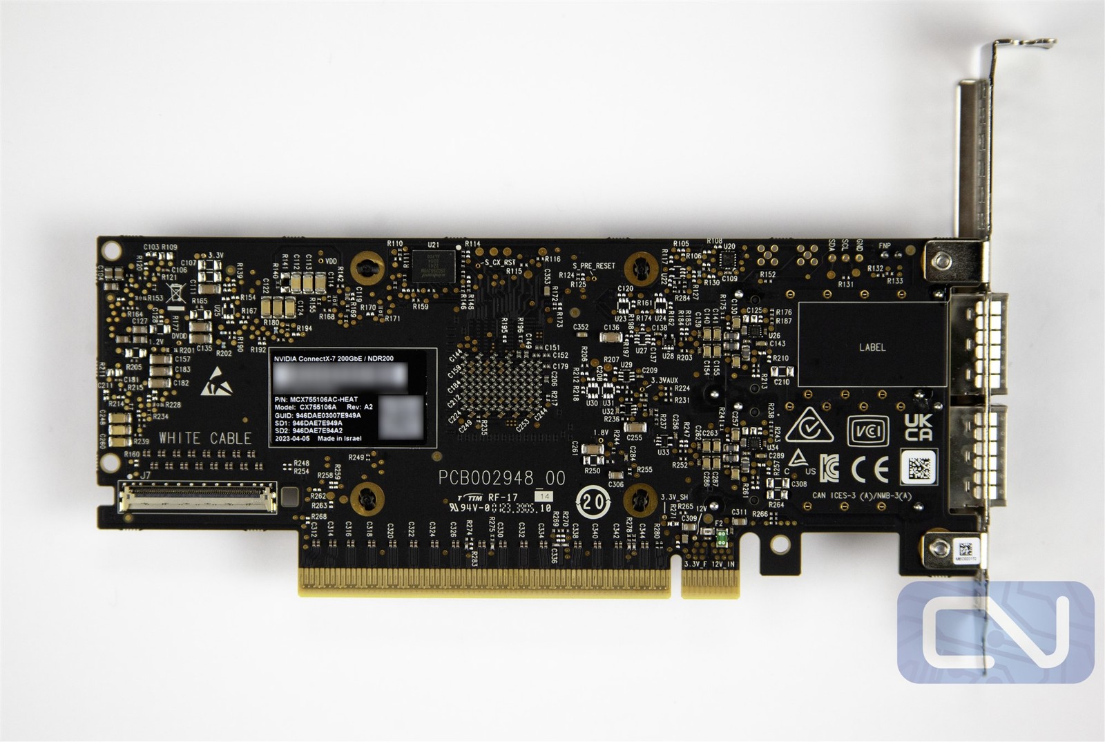 NVIDIA MCX755106AC-HEAT ConnectX-7 200GbE NDR200 Dual Port QSFP112 PCIe 5.0 x16
