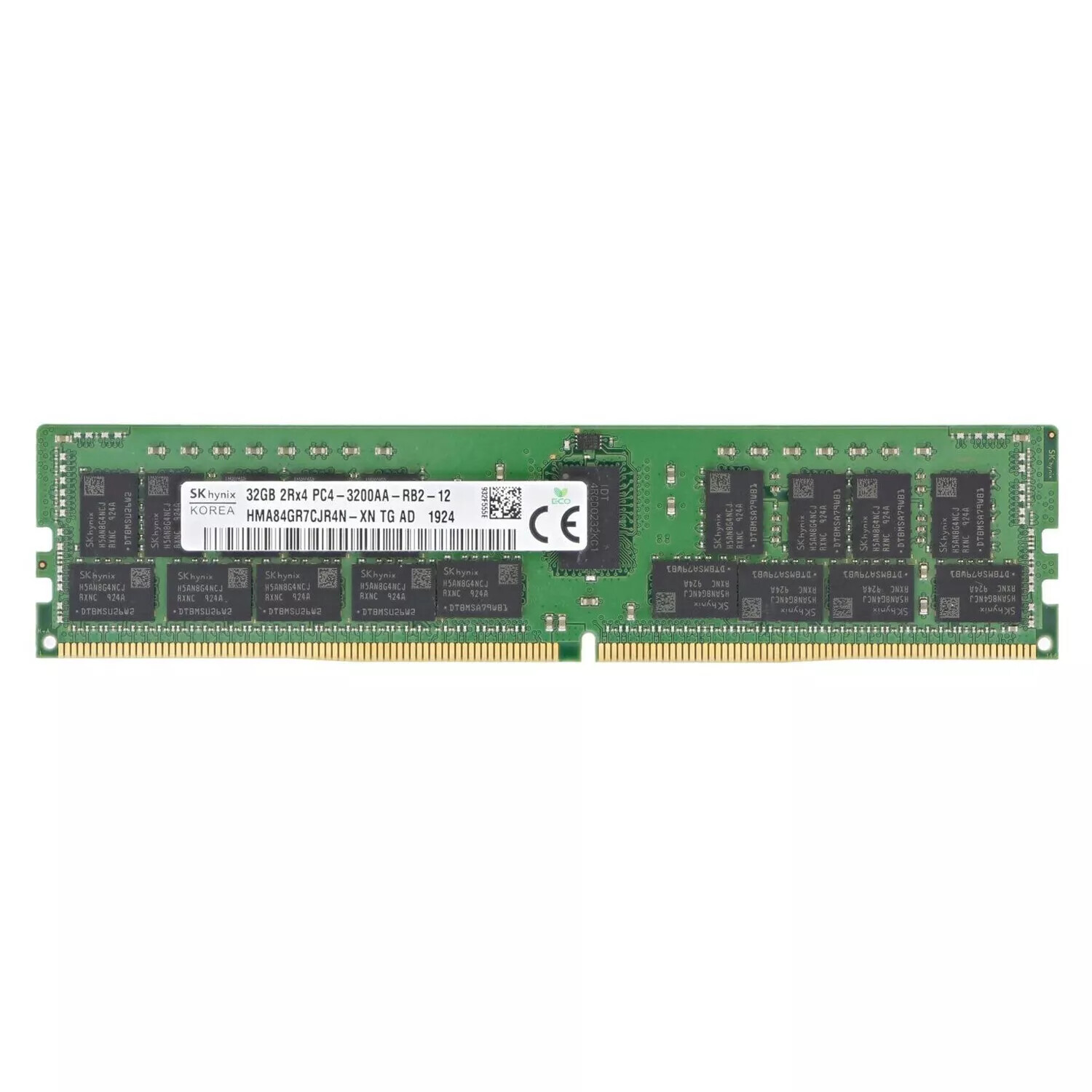 Sk Hynix 32GB 3200MHz DDR4 ECC REG RAM DIMM 2RX4 PC4-25600 DDR4 Server Memory