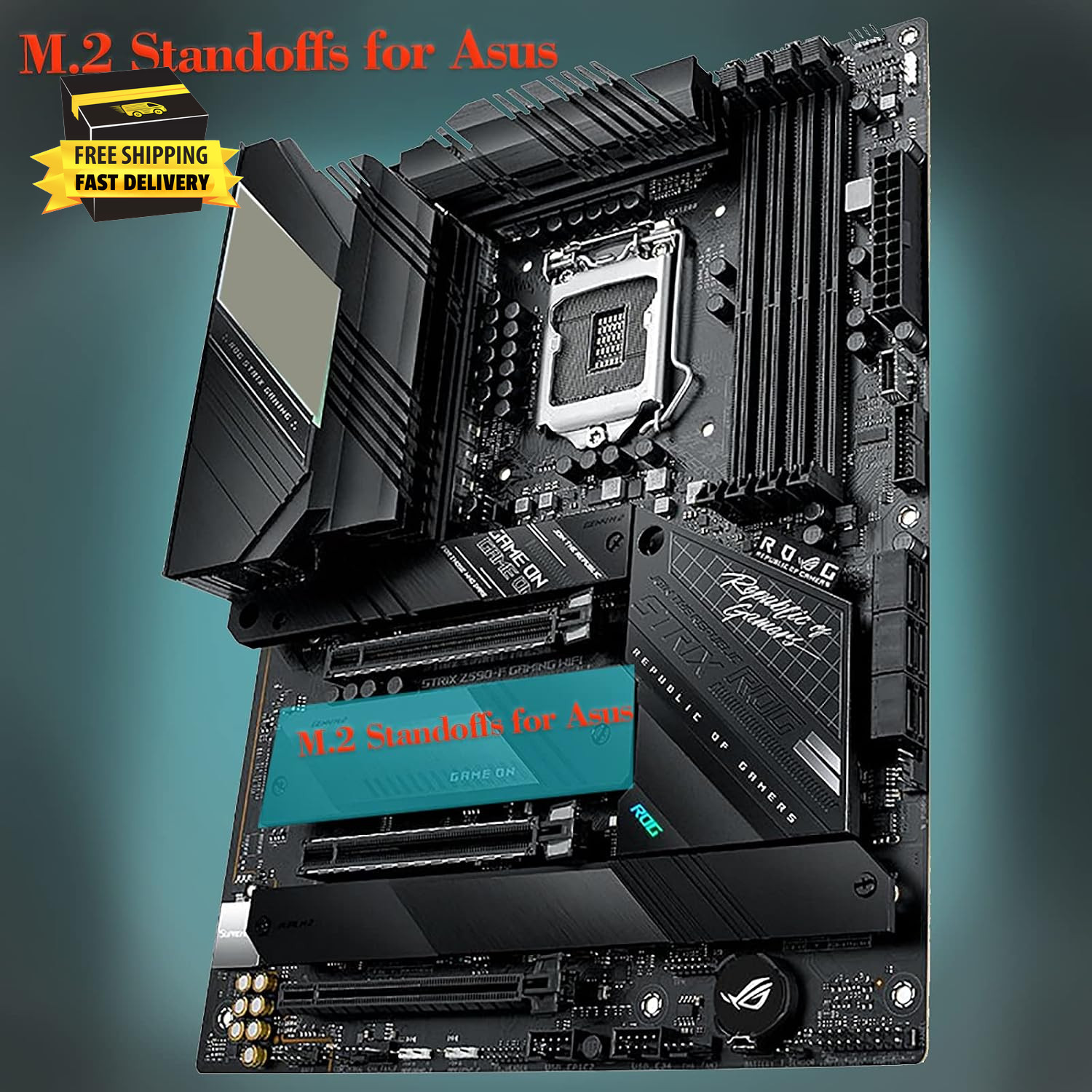 48Pcs M.2 SSD Standoffs and Screws for Asus, Gigabyte, MSI Motherboards ⭐️⭐️⭐️⭐️