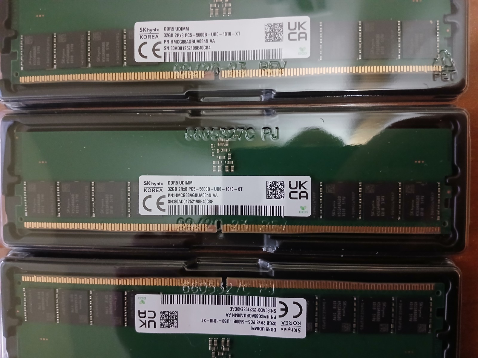 1x32GB SK hynix DDR5-5600 Desktop RAM Memory UDIMM HMCG88AGBUA084N