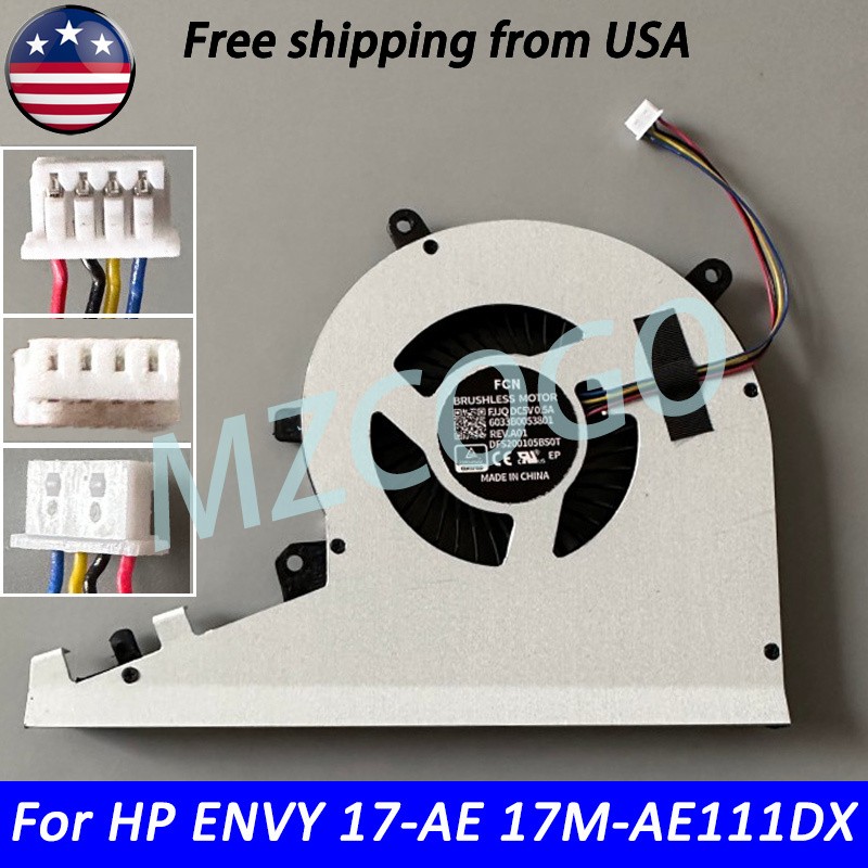 New for HP Envy 17-AE 17M-AE111DX 17-AE143NG 925461-001 925478-001 CPU FAN