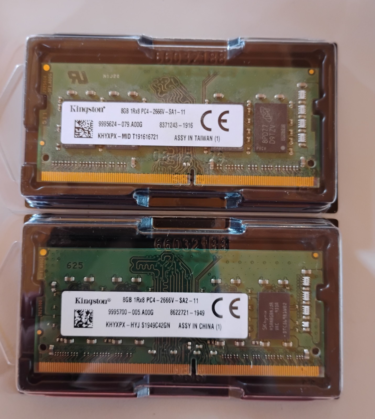 Kingston 16GB (2x8GB) 1Rx8 PC4-2666V-SA2-11