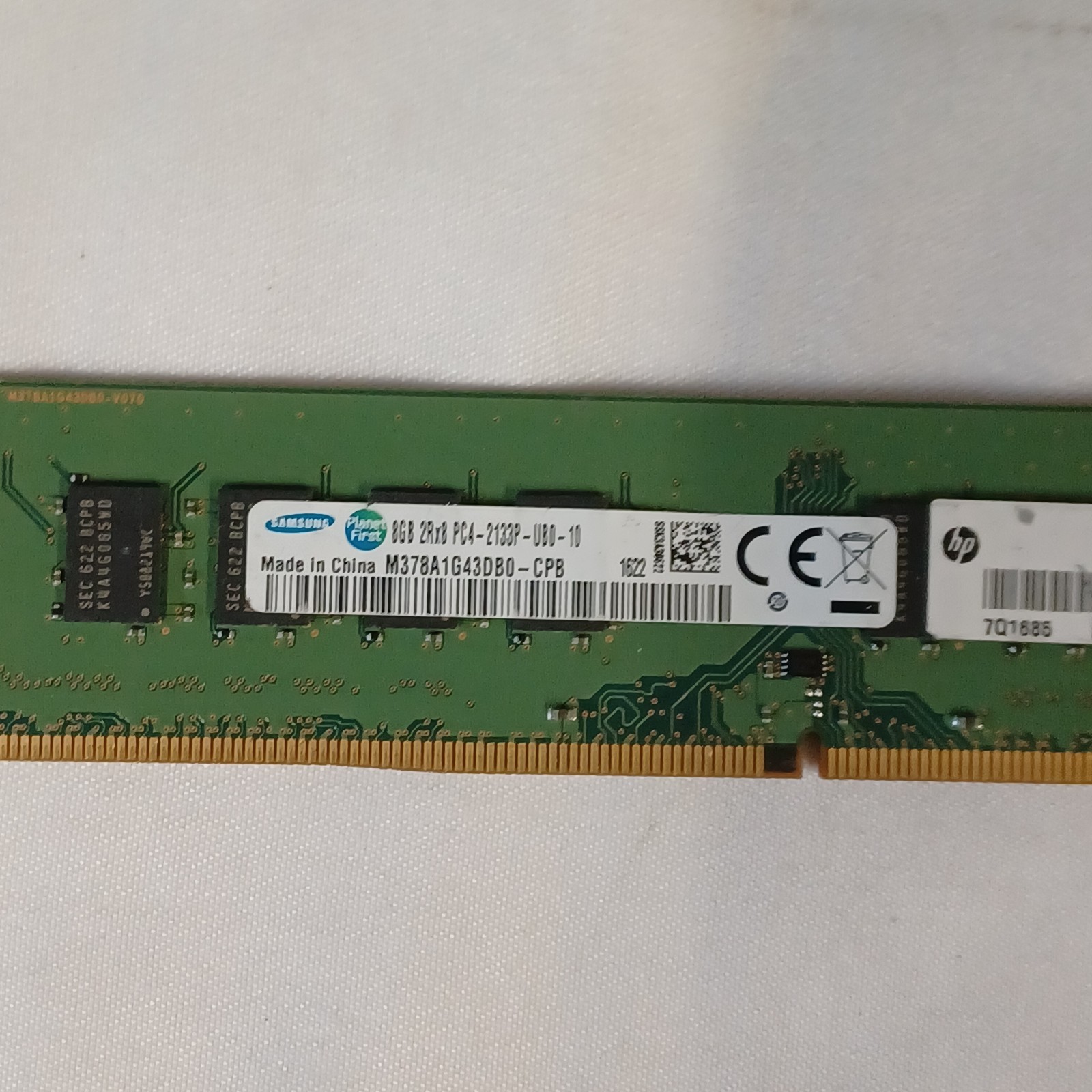 Samsung 8GB PC4 2133P M378A1G43DB0-CPB Desktop RAM