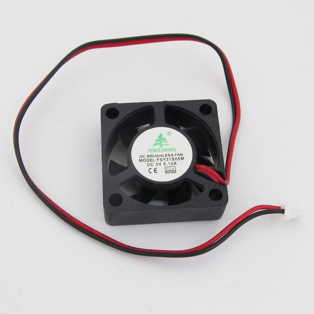 5x Brushless DC Cooling Fan 30x30x10mm 3010 5V 0.12A 7 blades 2pin 2.0 Connector