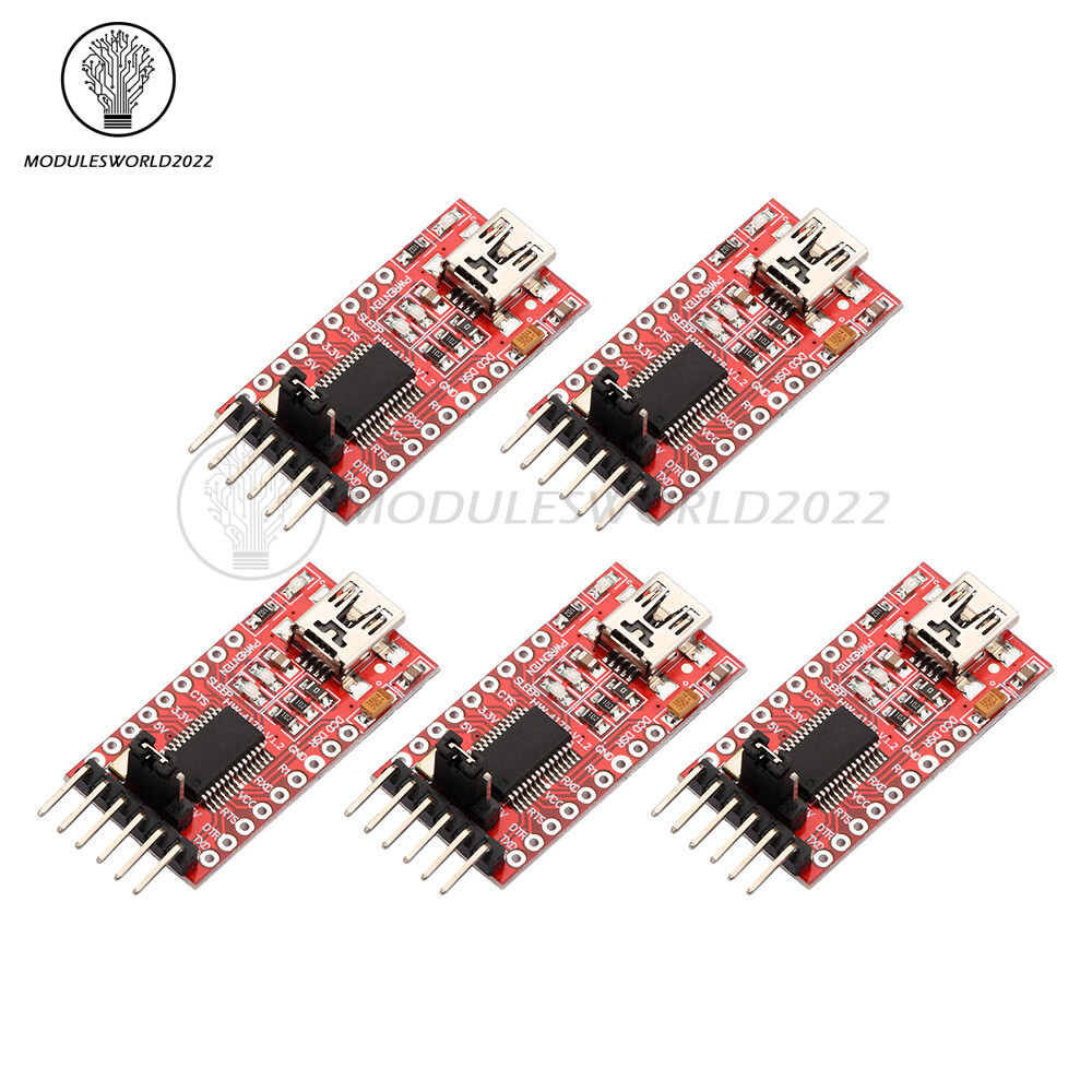 10PCS FTDI FT232RL USB to TTL Serial Converter Module Mini Port 3.3V 5.5V