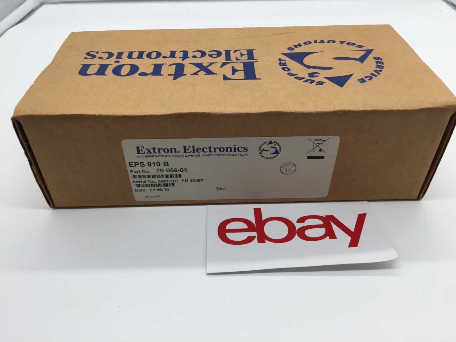 Extron Power Supply 70-056-01 (EPS-910 B) 100-240VAC, 50/60 Hz FREE S/H