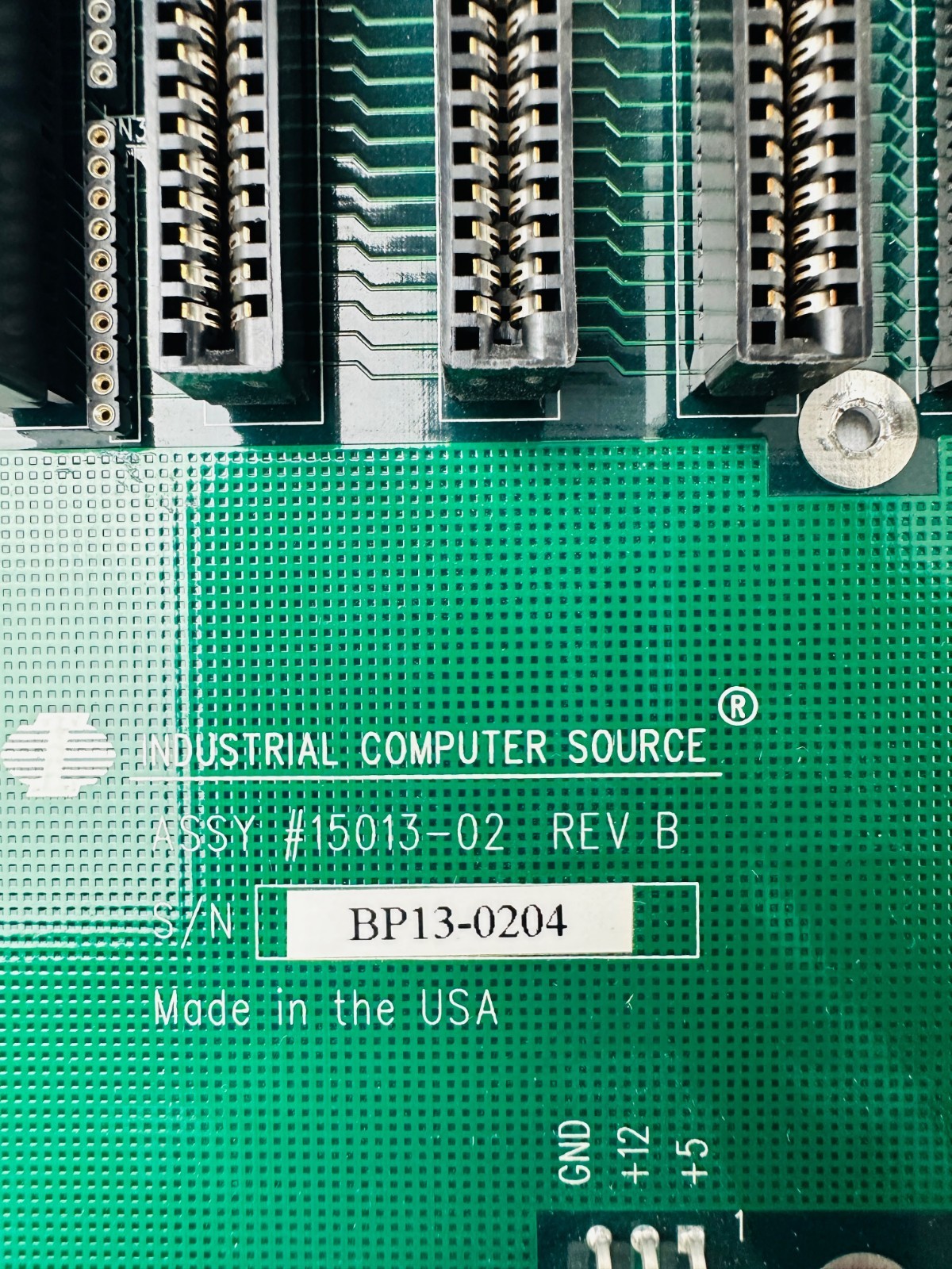 Industrial Computer Source 15013-02 Backplane