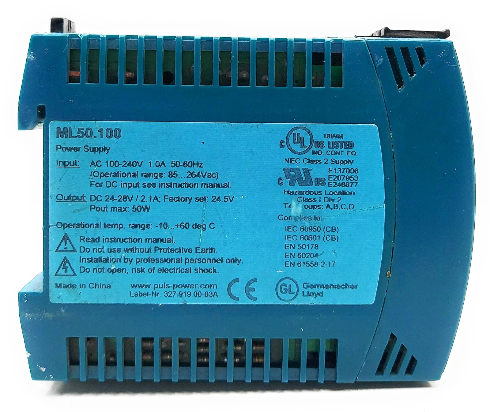 Plus ML50.100 Power Supply China