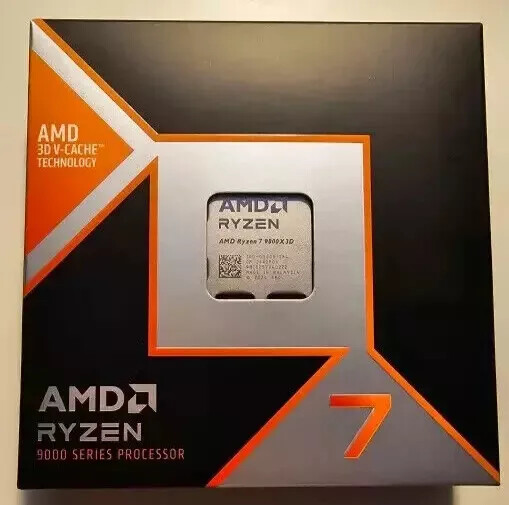 AMD RYZEN 7 9800X3D 8-Core, 16-Thread Desktop Processor
