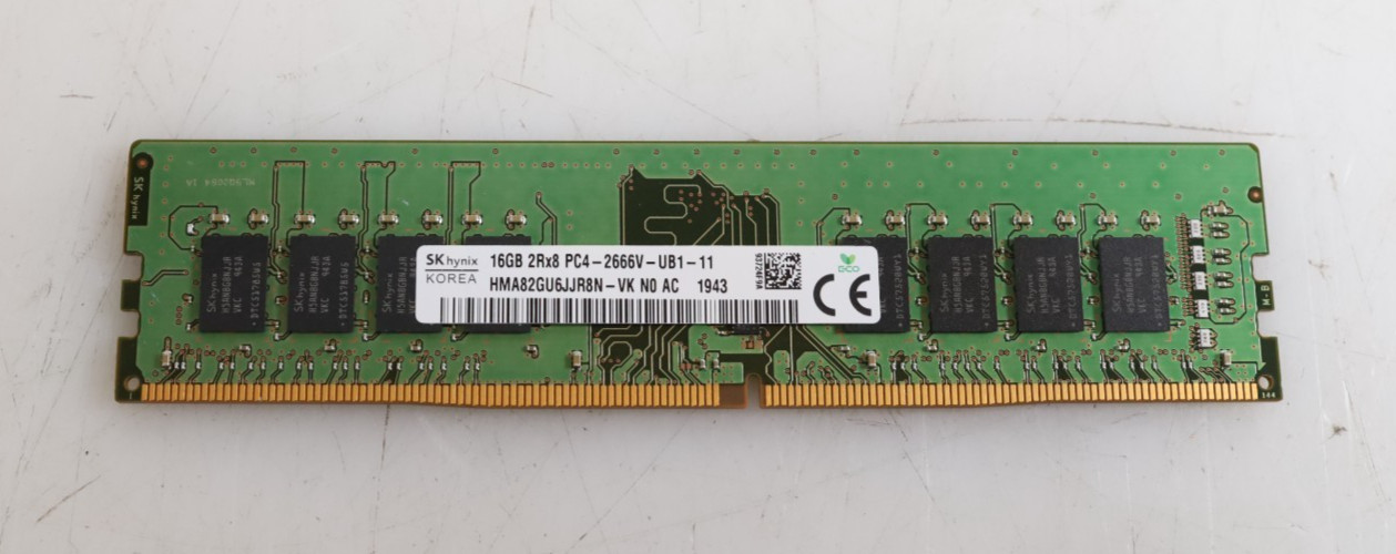 16GB SK Hynix HMA82GU6JJR8N-VK DDR4 PC4-2666V UDIMM Desktop Memory