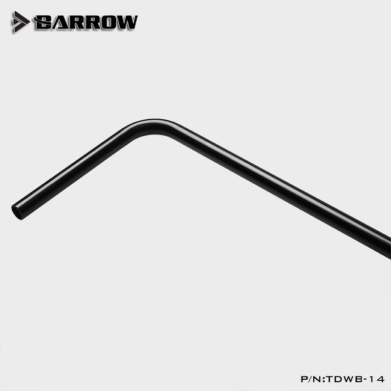 Barrow Chrome Plated Elbow Copper Rigid Tube 14MM Black TDWB-14