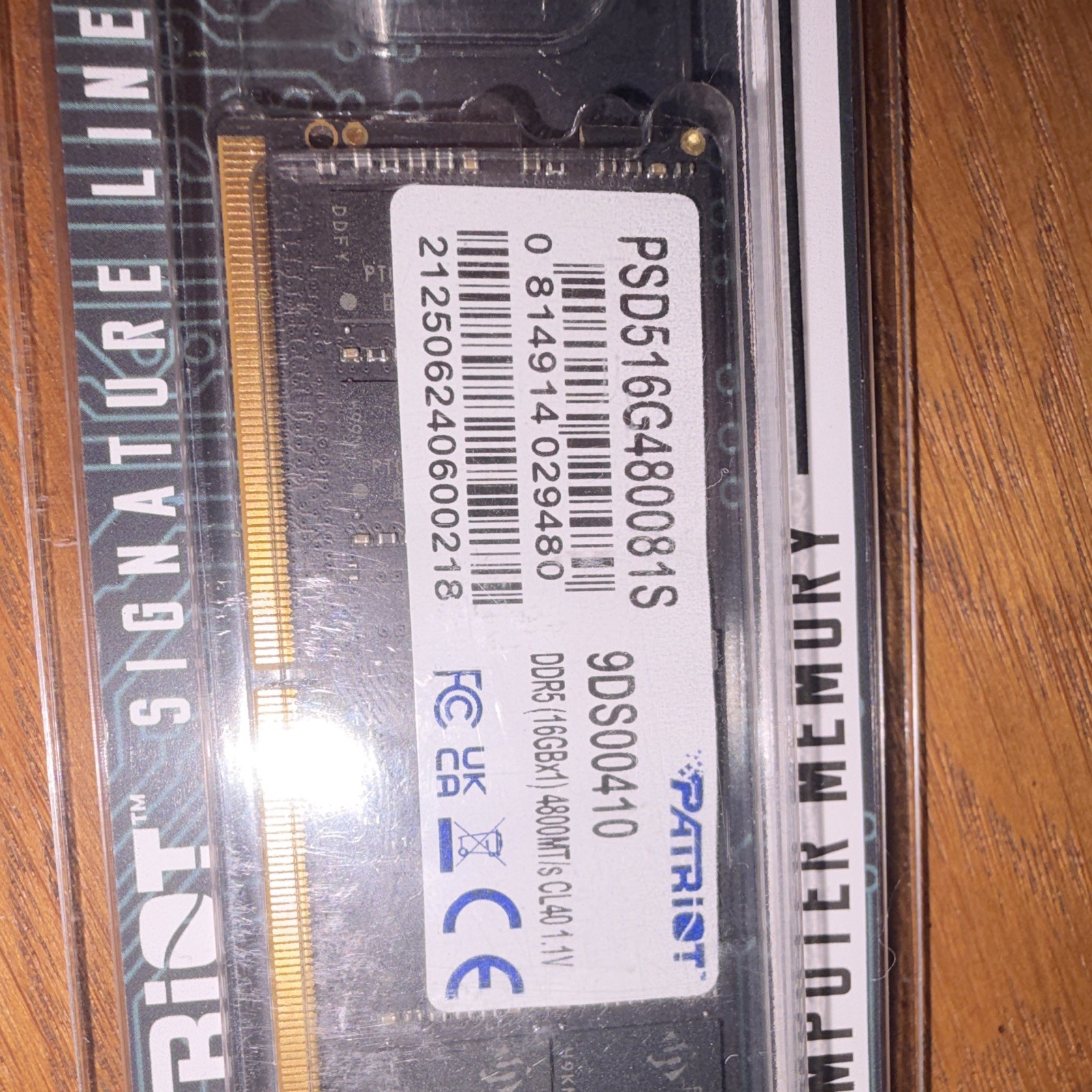 Patriot Signature Line 32GB (2x16GB) DDR5 4800MT/s SO-DIMM 262-Pin OR BEST OFFER