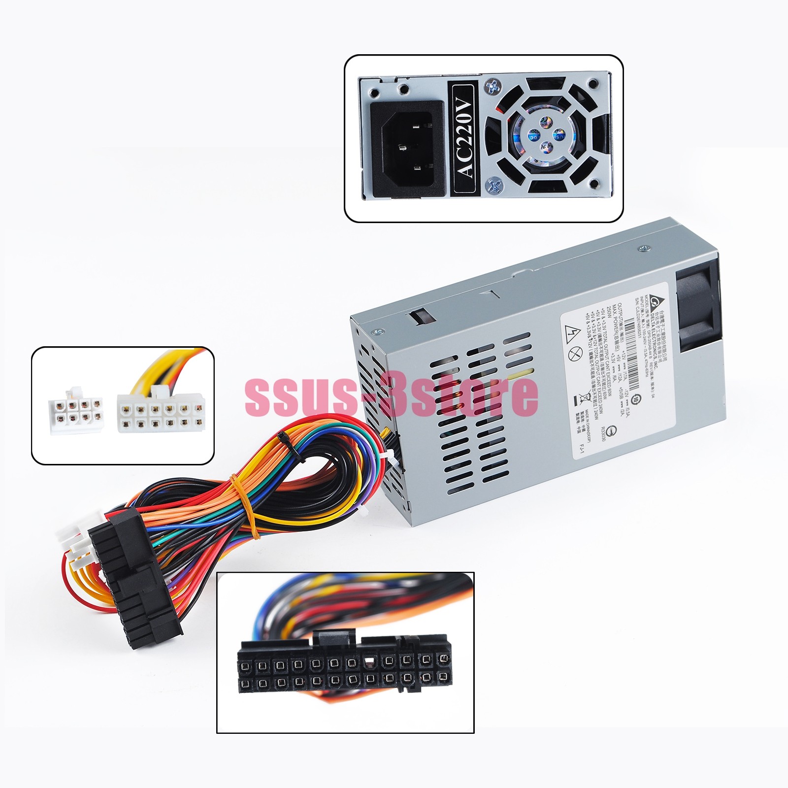 250W Power Supply 24+12+8Pin For Synology DPS-250AB-44B DS1515+ DS1815+ DS1812+