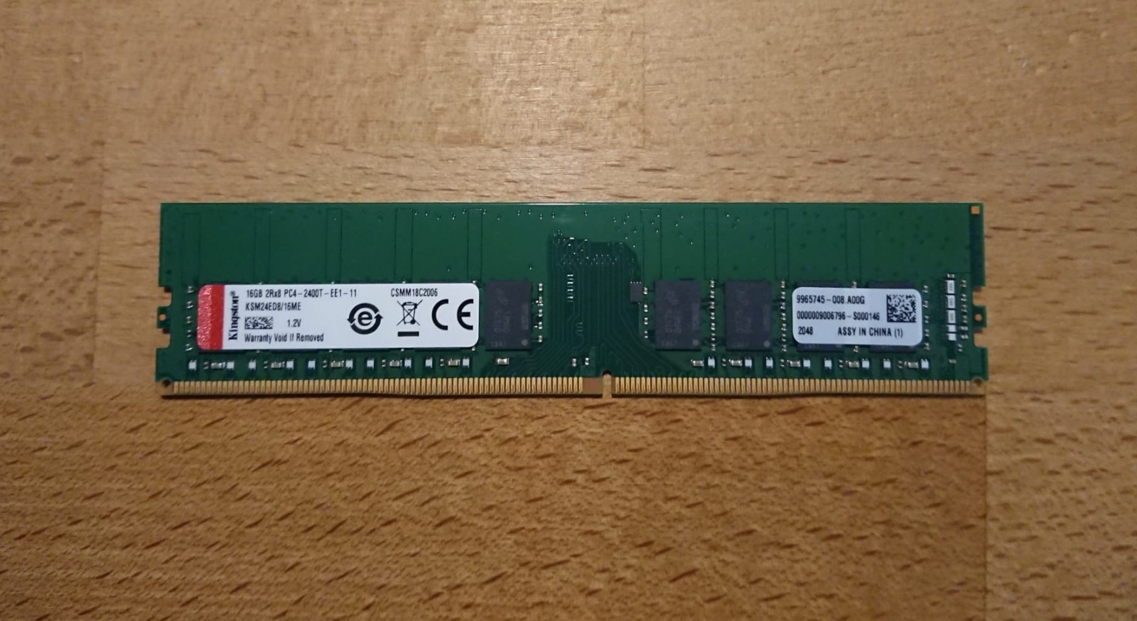 Kingston KSM24ED8/16ME 16GB DDR4 2400MHz 17CL ECC