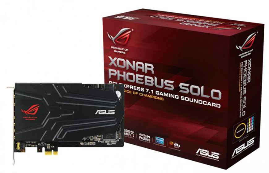ASUS Xonar Phoebus Solo PCI Express 7.1 Surround Gaming Sound Card – Brand NEW!!