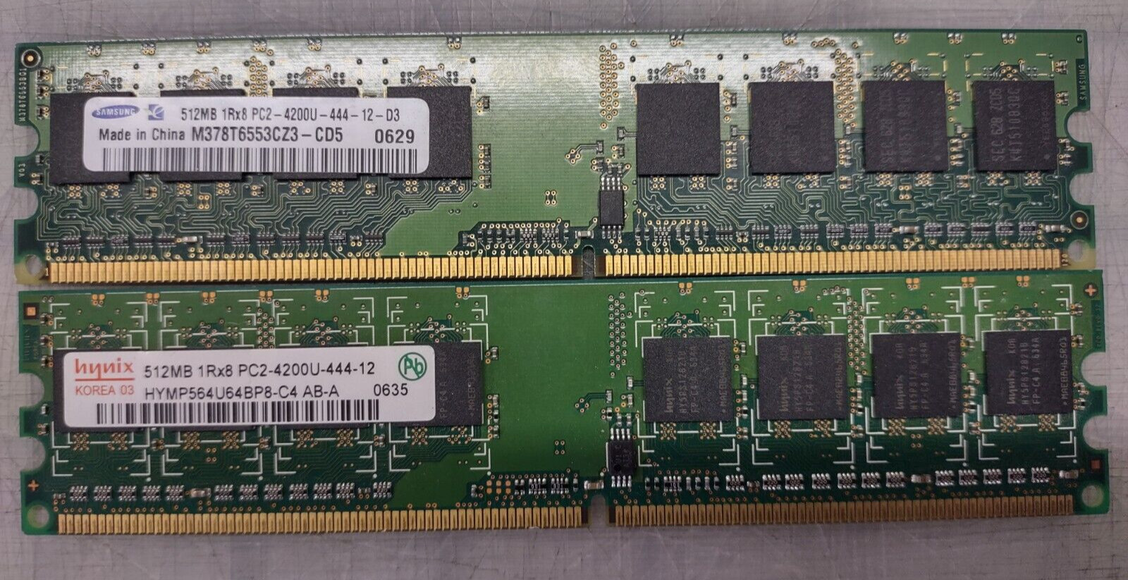 8 – USED MISC RAM – TWO-PC2, TWO-PC3, FOUR-PC1