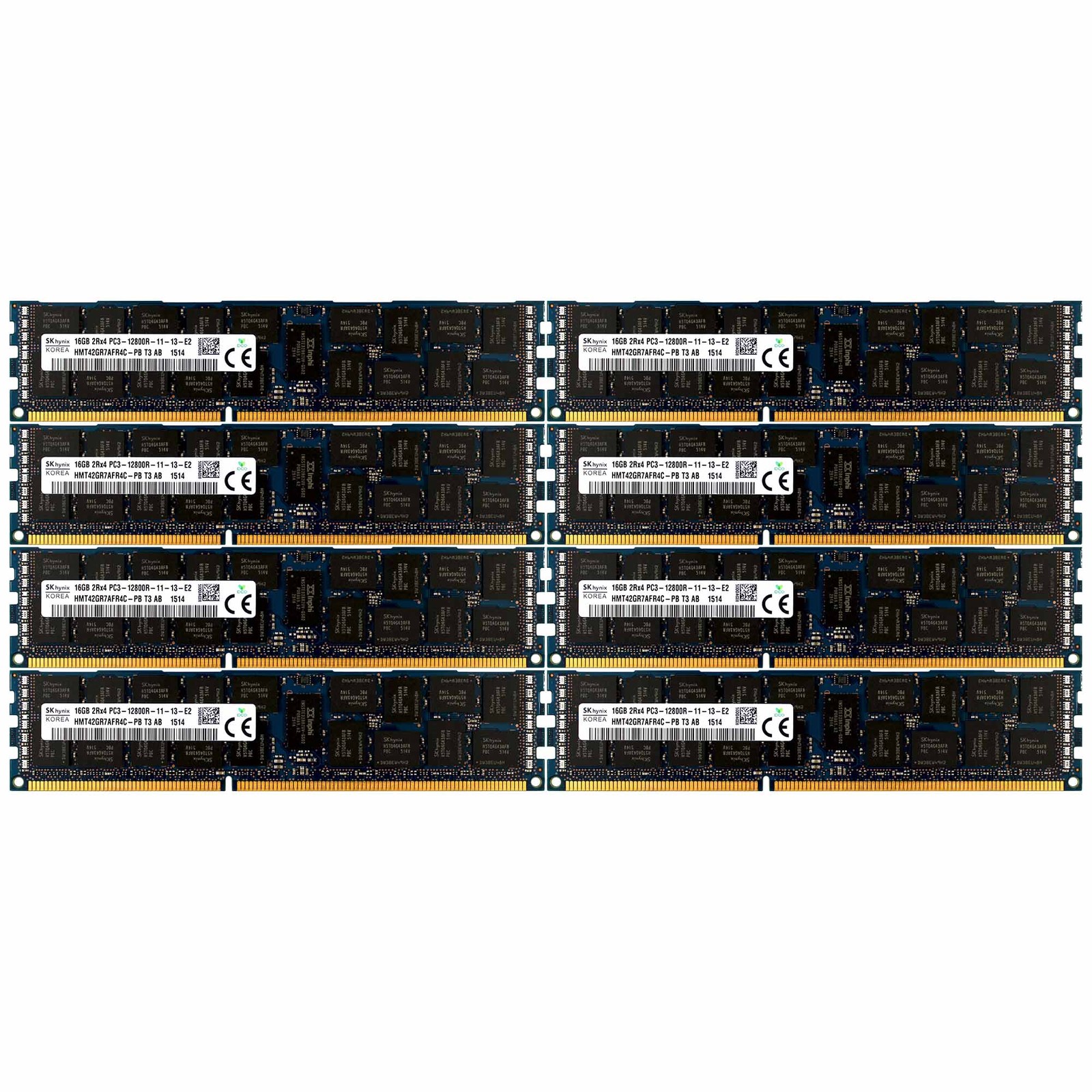 PC3-12800 8x16GB HP Proliant DL360P DL380E DL380P DL385P DL560 G8 Memory Ram