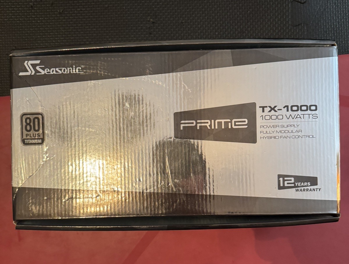 Seasonic PRIME TX-1000 1000W Titanium Modular ATX Power Supply 12vhpwr Cable
