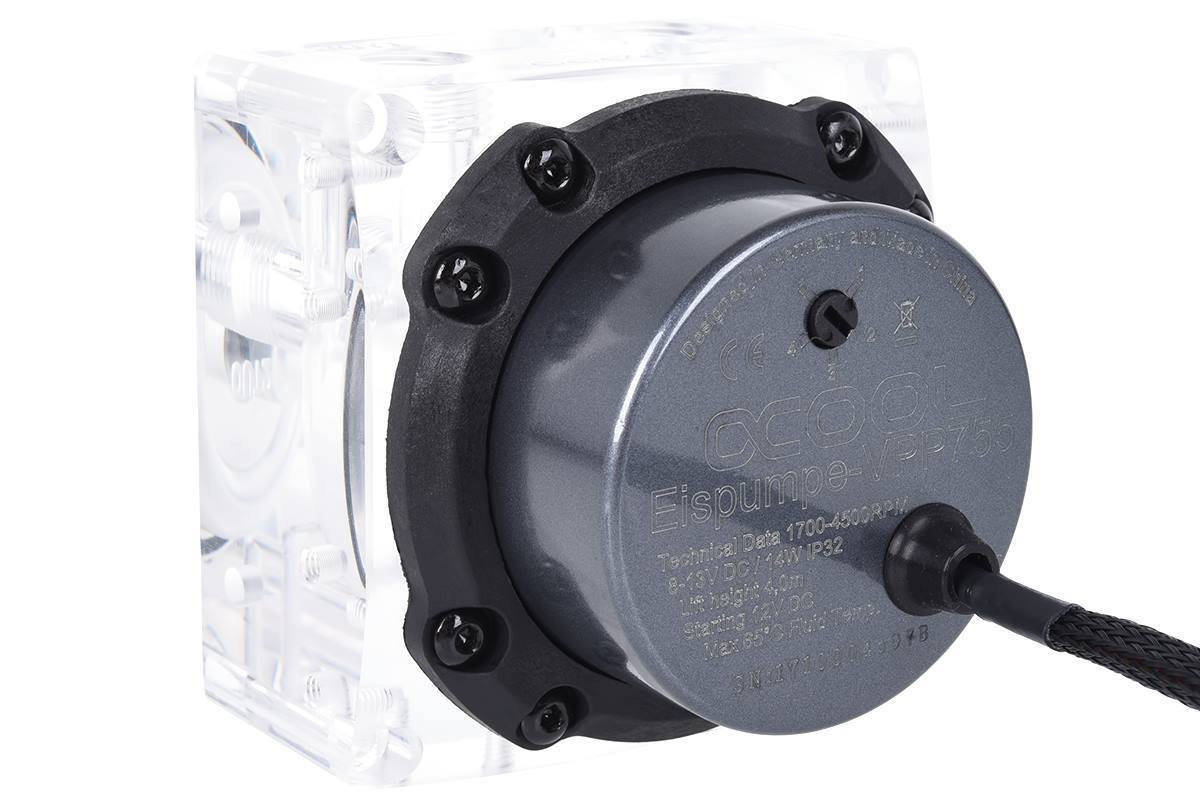 Alphacool Eispumpe VPP755 with Eisdecke D5 V.3 Pump / Res Combo, D5, Plexi