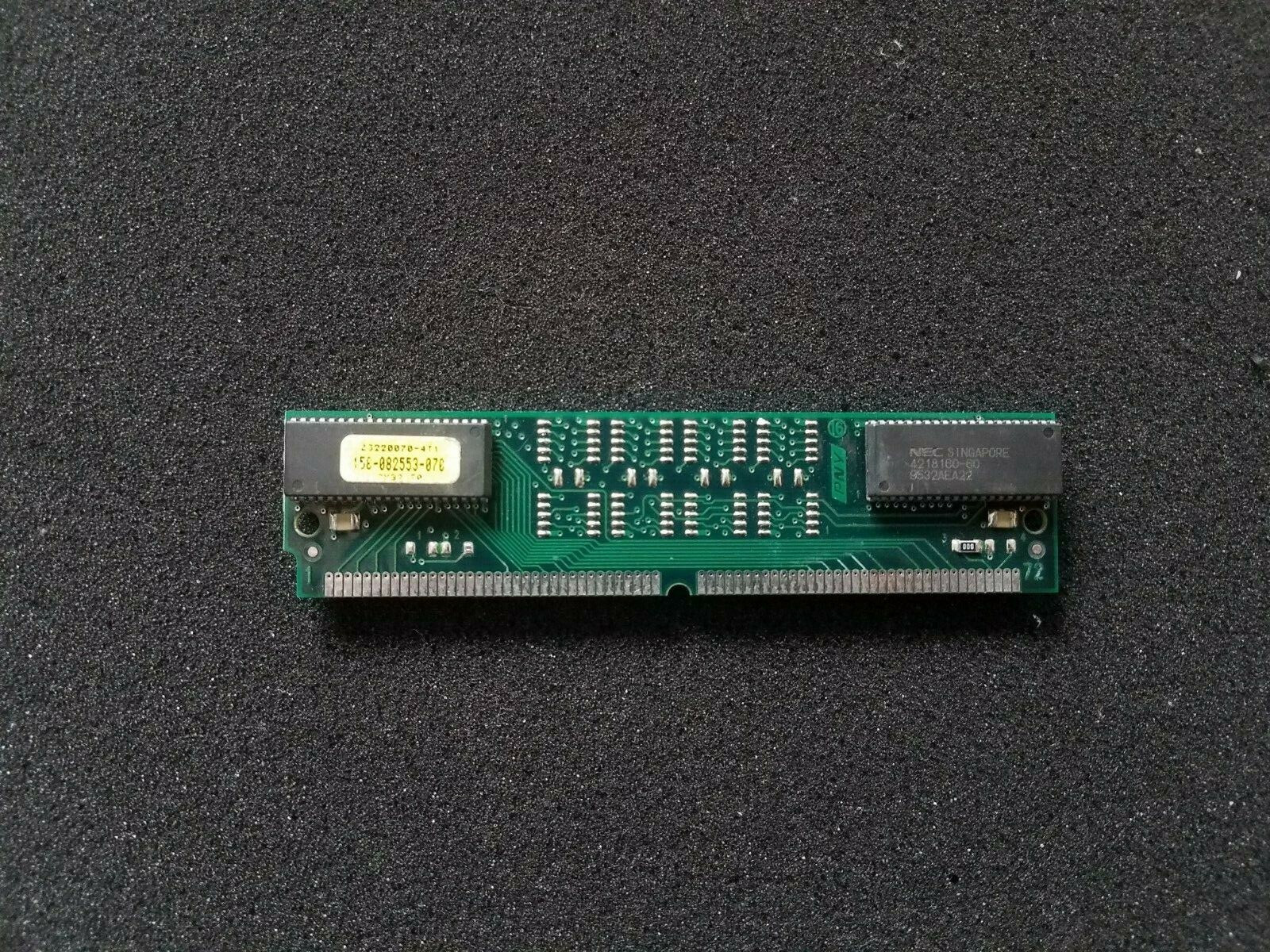 NEC 8MB @ 8MB X 9 , EDO SIMM , 70ns , 72-Pin , Part # 158-082553-070