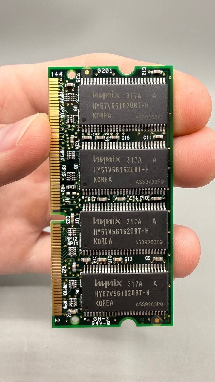 Set of 2 RAM Micron 512MB PC2700 DDR-333 & Kingston 256MB PC100 Laptop SDRAM
