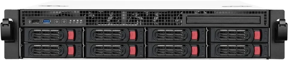 SilverStone Technology 2U Rackmount Server Case with 8 X 3.5 Hot Swap Bays