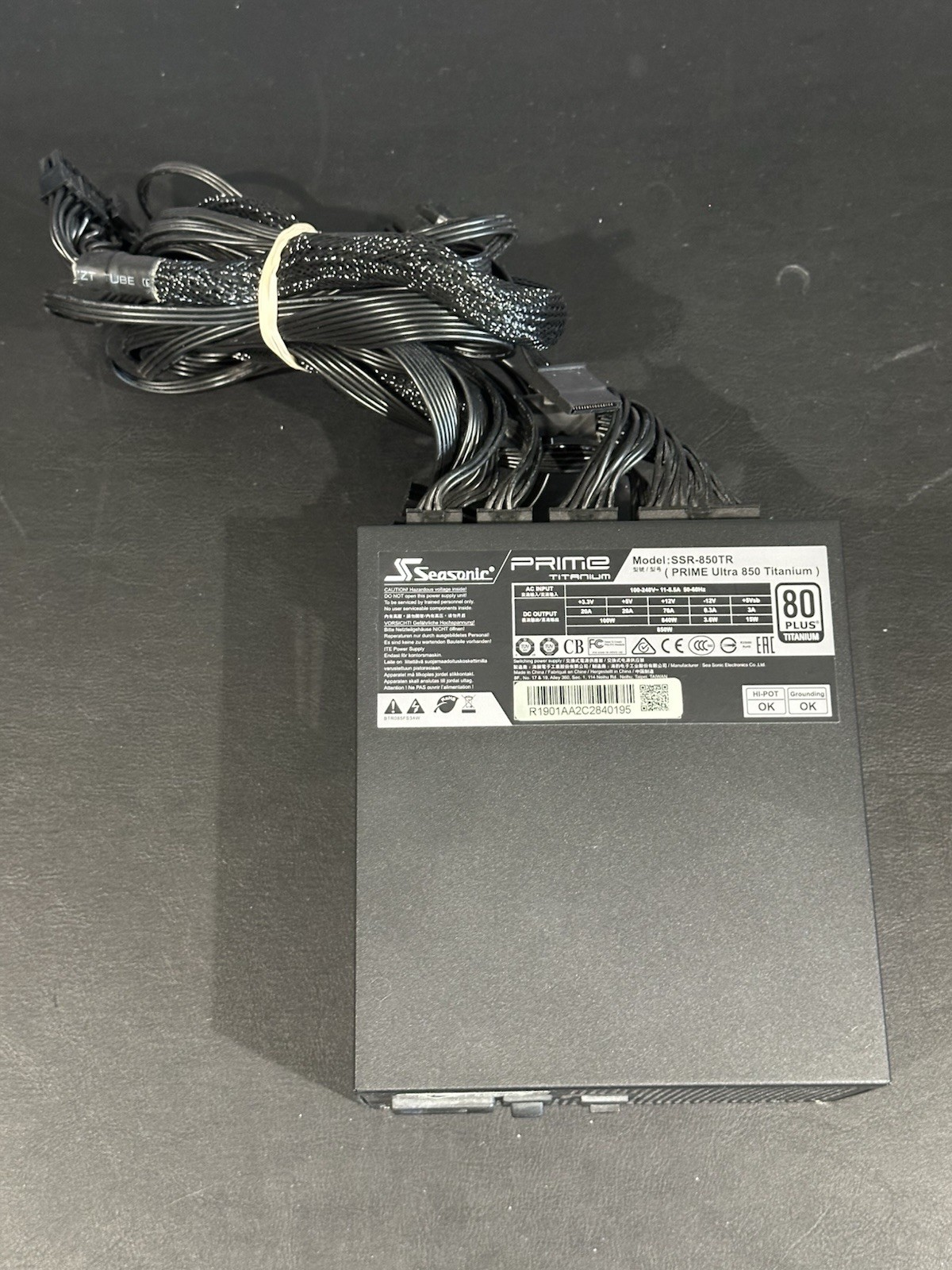Seasonic Prime TX-1600 80 Plus Titanium 850w Modular Power Supply