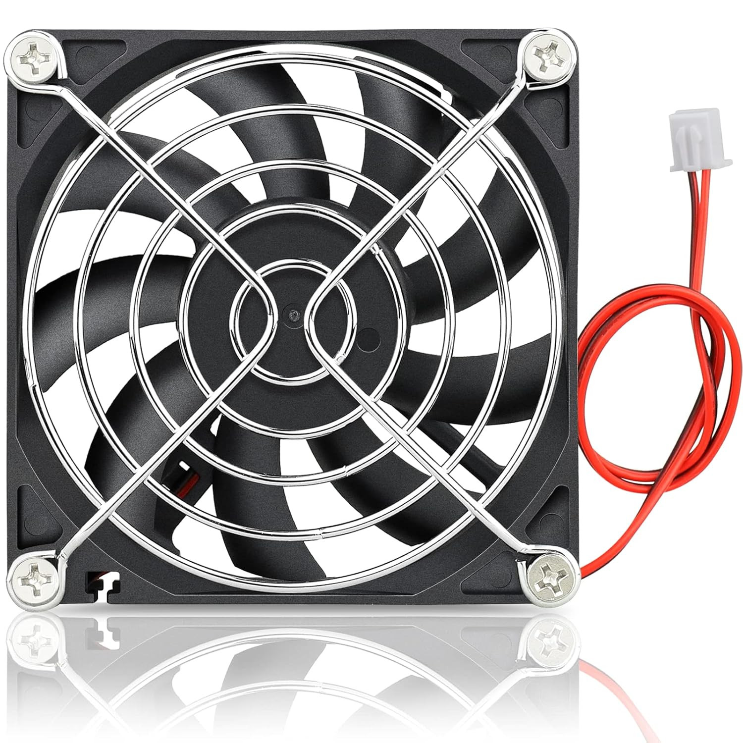 80Mm Fan, 80Mm X 80Mm X 15Mm 24V DC Brushless Cooling Fan Sleeve Bearing