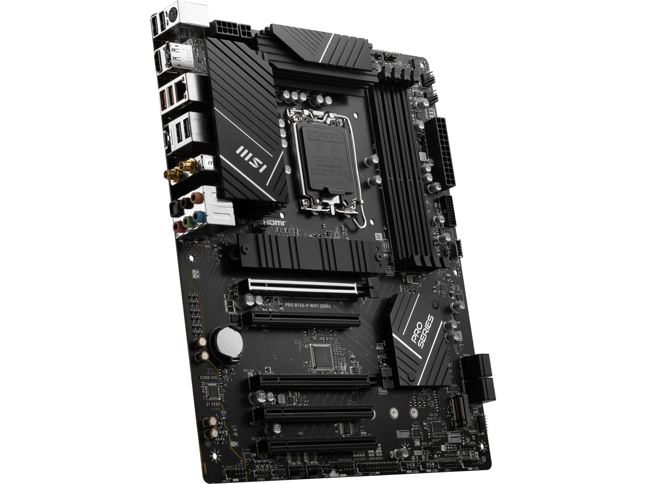 MSI PRO B760-P WIFI DDR4 LGA 1700 (l12th&13th Gen), SATA 6Gb/s motherboard, WiF