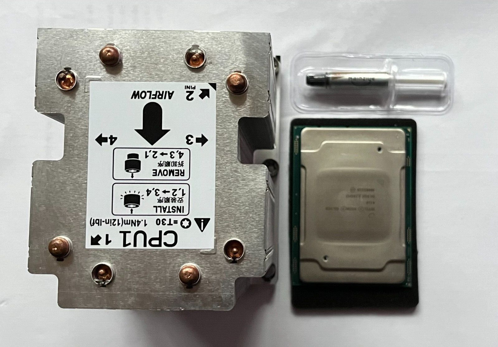 Dell Precision T7920 CPU HEATSSINK KIT H75C6 R5NN8 WN9TY XEON SILVER 4210 SRFBL