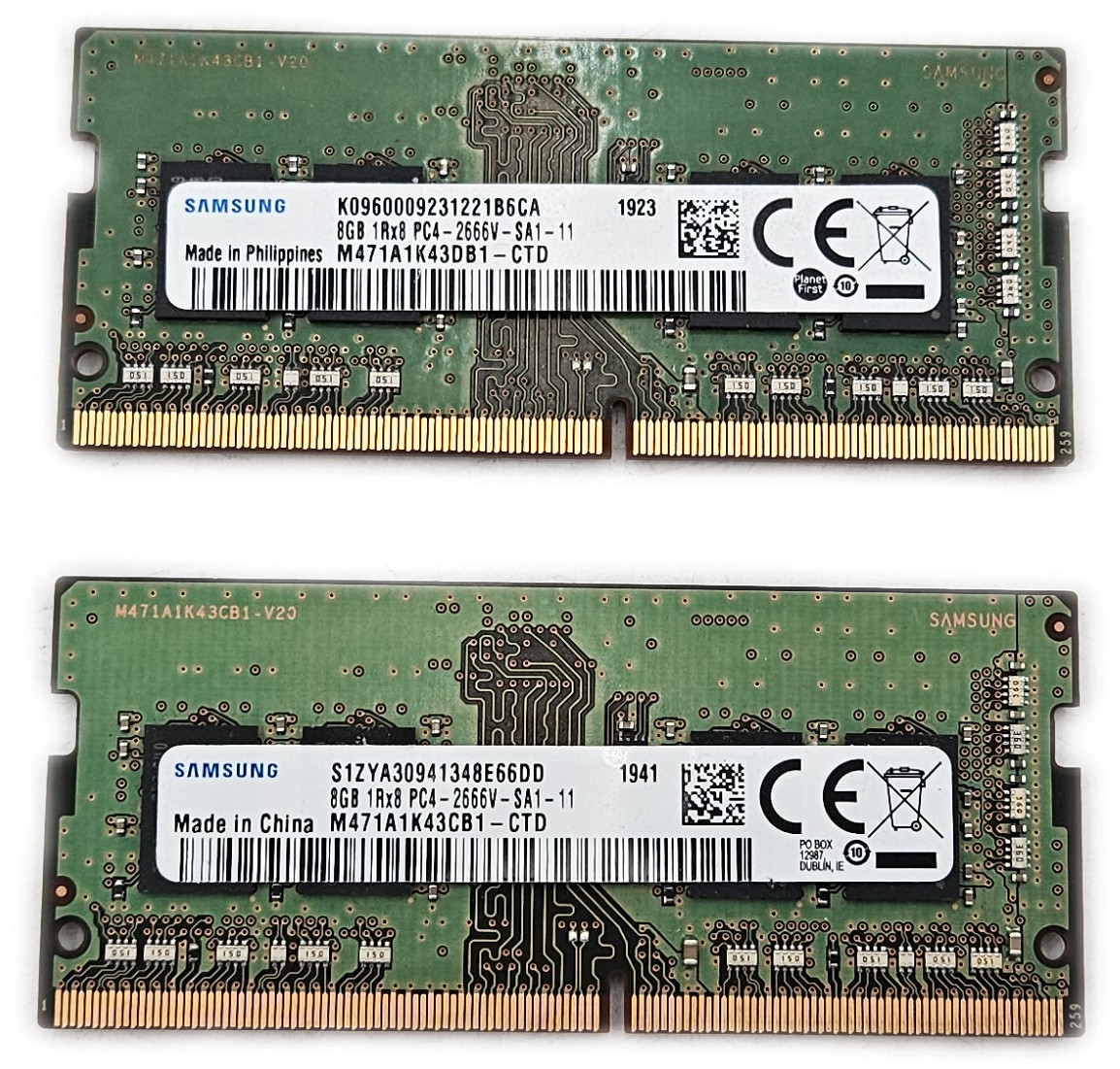 Samsung 16GB PC4-2666 SODIMM LAPTOP RAM (2x8GB)