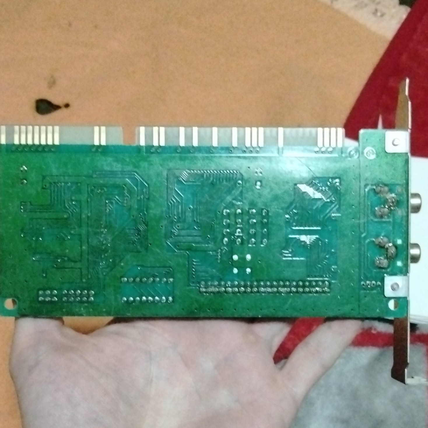 CD-ROM Drive 16BIT I/F Disk Controller Card 74-1881A ISA IDE w/ RCA Ports