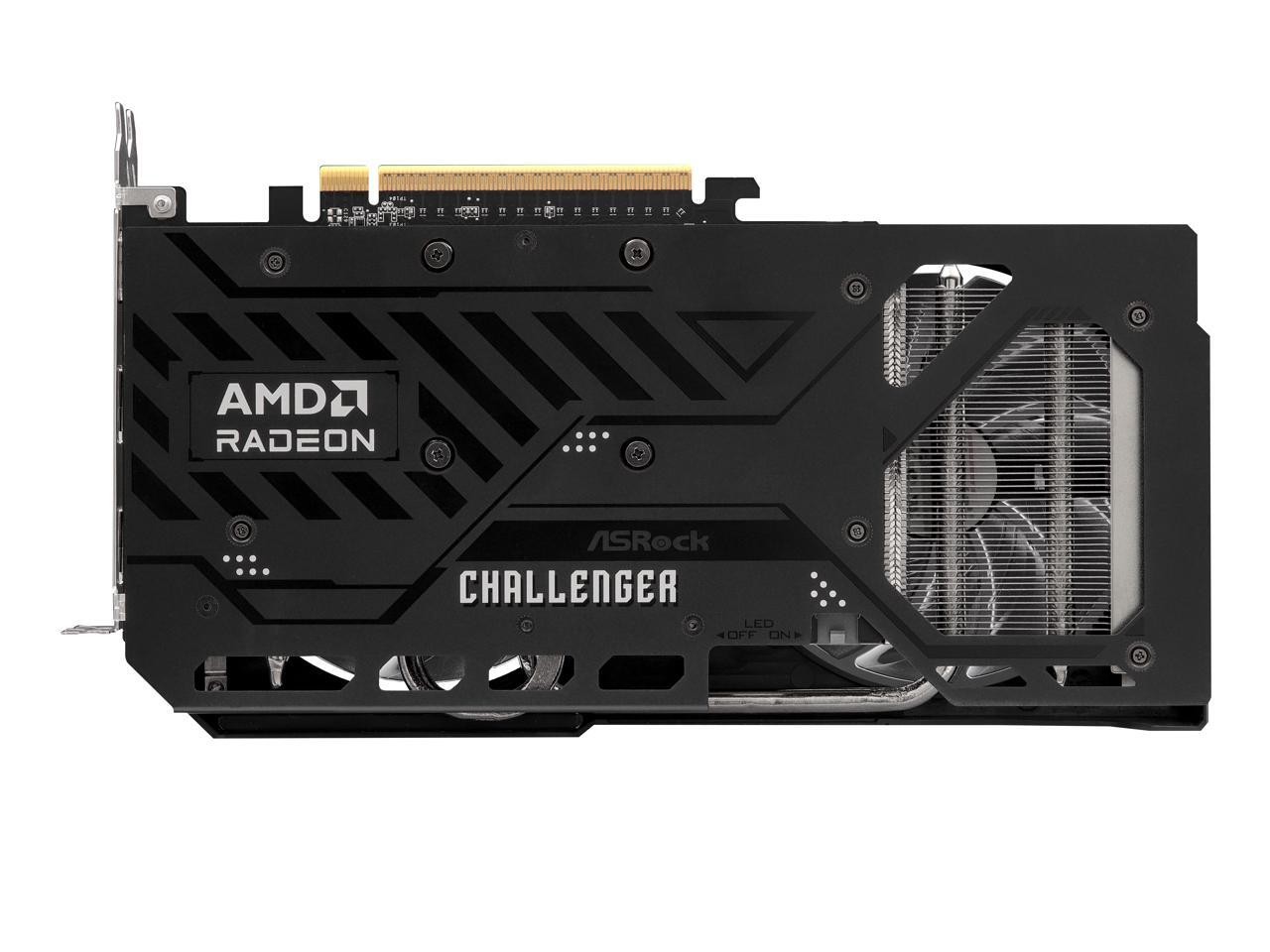 ASRock Challenger Radeon RX 9060 XT 16GB GDDR6 PCI Express 5.0 x16 Graphics Card