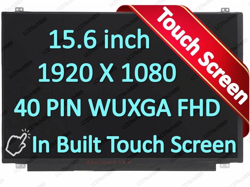 New OEM Dell Precision 3520 Touchscreen LCD Panel XWN1R B156HAK03.0 40 pin eDP