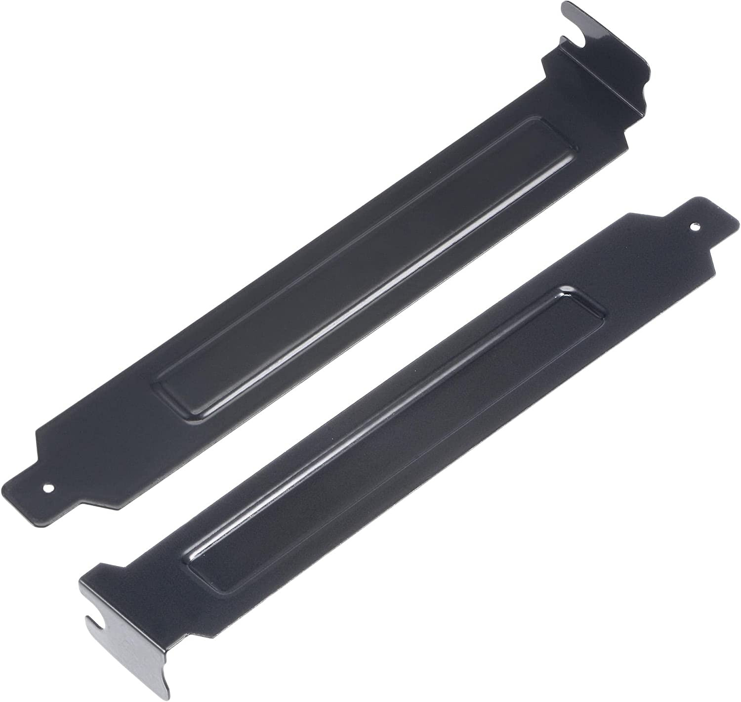 Uxcell PCI Slot Covers with Screws for PC Case Dustproof Black 10Pcs