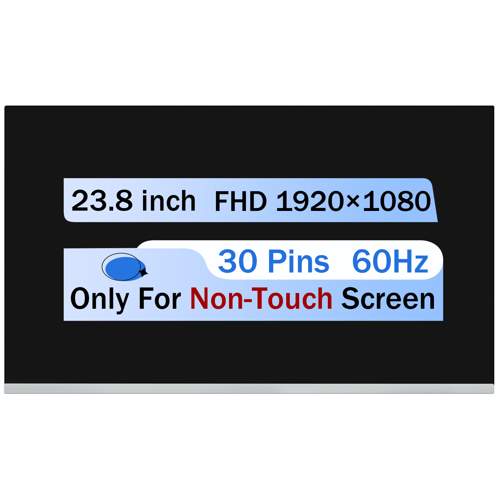 Screen Replacement 23.8″ M238HVN02.1 LCD Non-Touch Screen Display M238HVN01.1