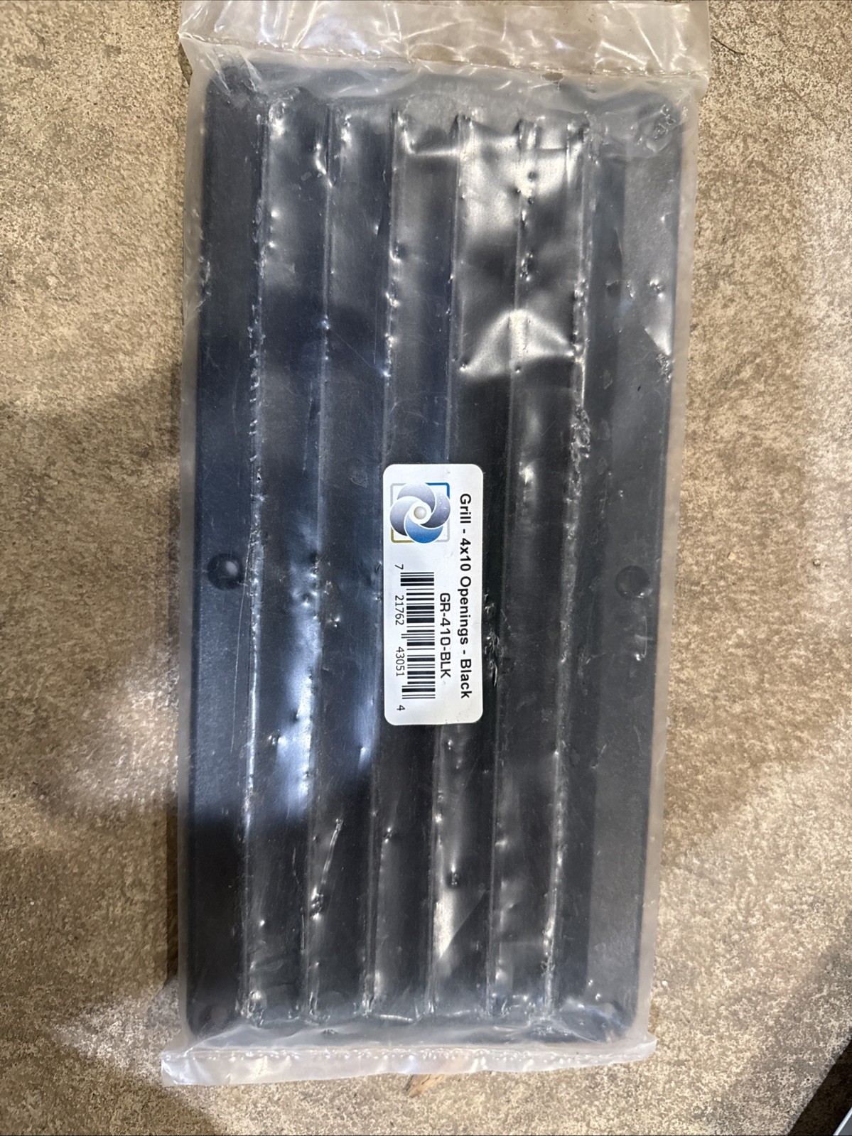 NEW Cool Components GR-410-BLK Plastic Surface Mount Passive Grill 4×10 (BN280)