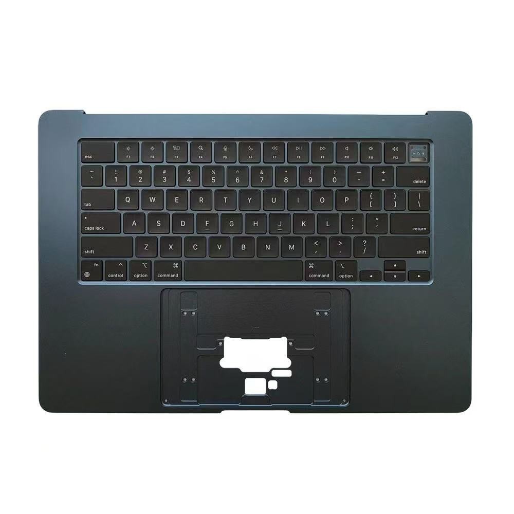 New For Apple MacBook Air 15″ M3 A3114 2024 Keyboard Top Case Cover Midnight US