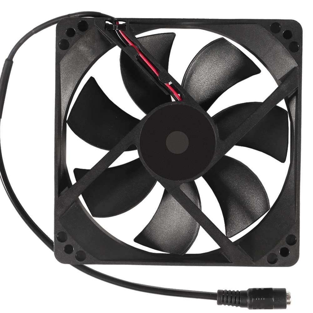 120mm Computer Fan with AC Plug Fan 120V 110V 220V 240V Multi Speed PC Cabinet