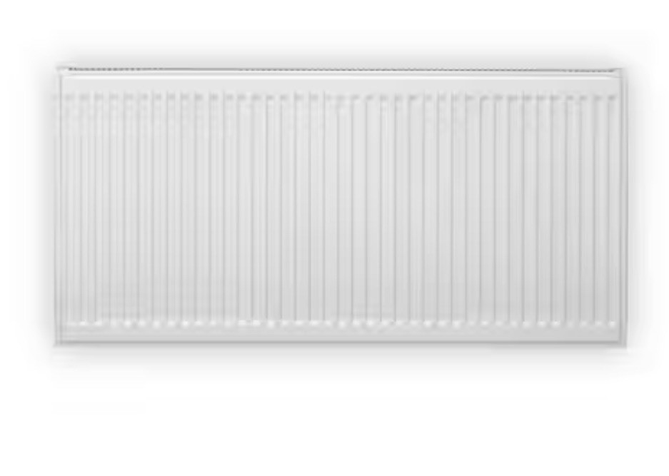 Pensotti 16 in. H x 24 in. L Hot Water Panel Radiator Package in White