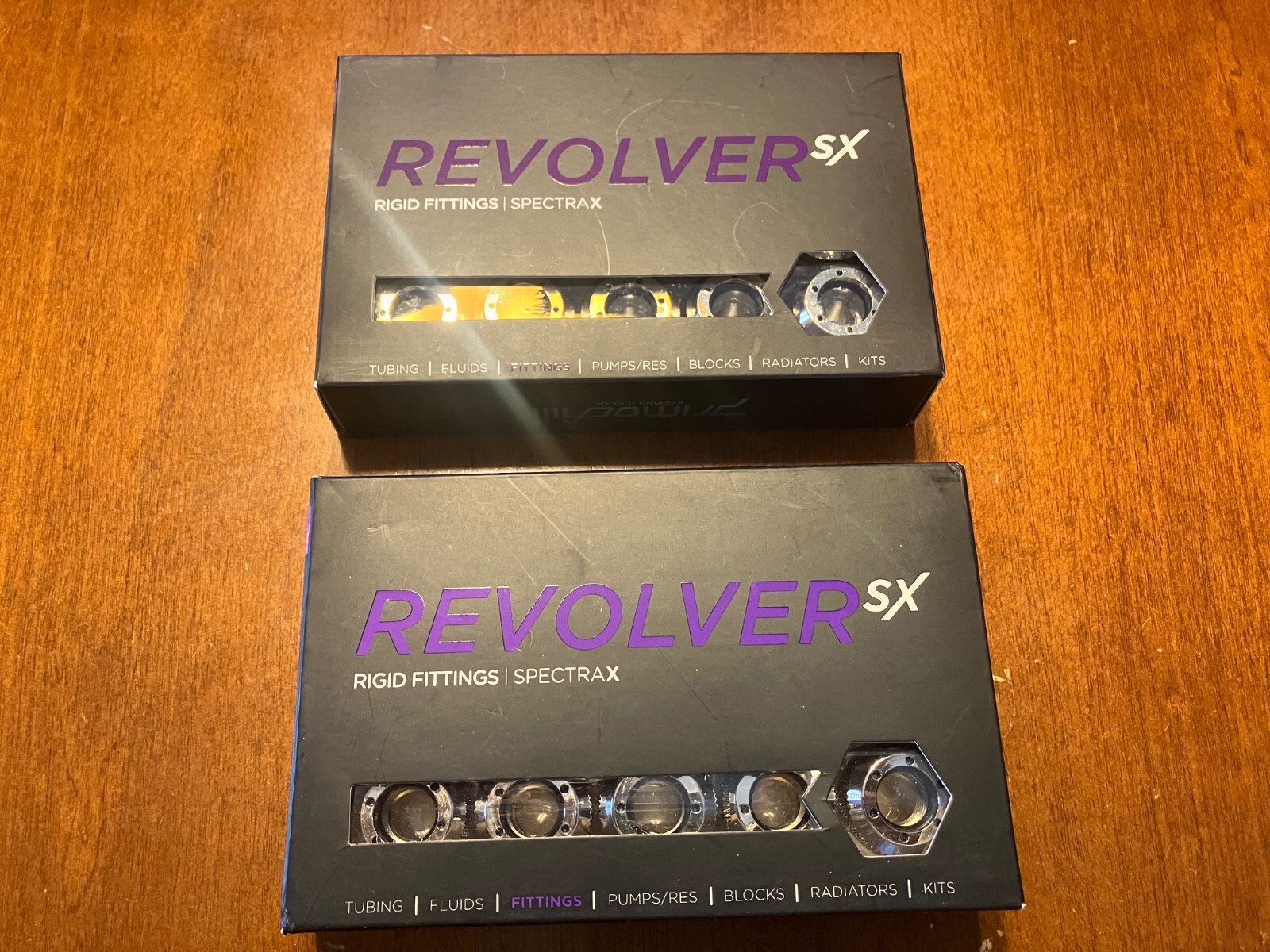 Primochill Revolver SX Rigid Fittings 1/2″ OD Silver Nickel 2x10Pc (20c)