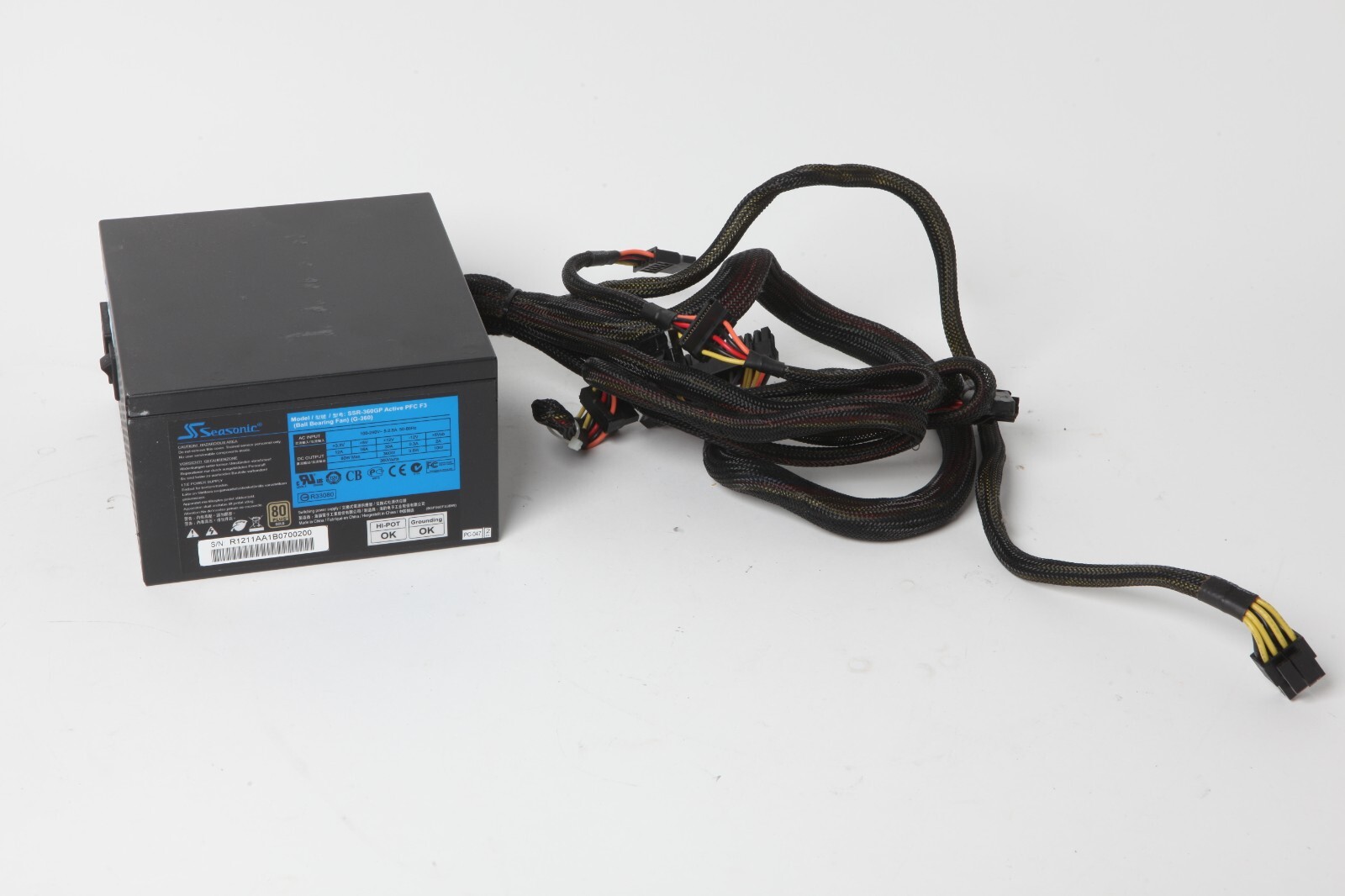 SeaSonic G-Series SSR-360GP Active PFC F3 360W 80 Plus GOLD ATX