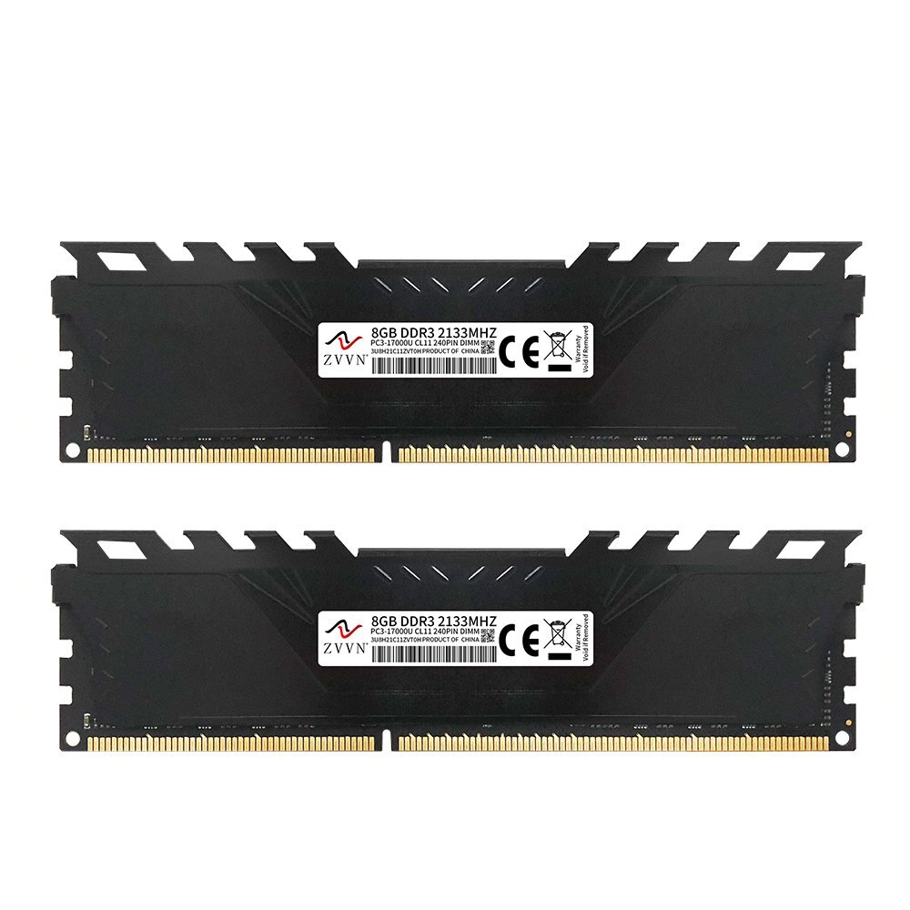 32GB 4x 8GB DDR3 2133MHz OC PC3-17000 240Pin DIMM Desktop Memory RAM ZVVN Black