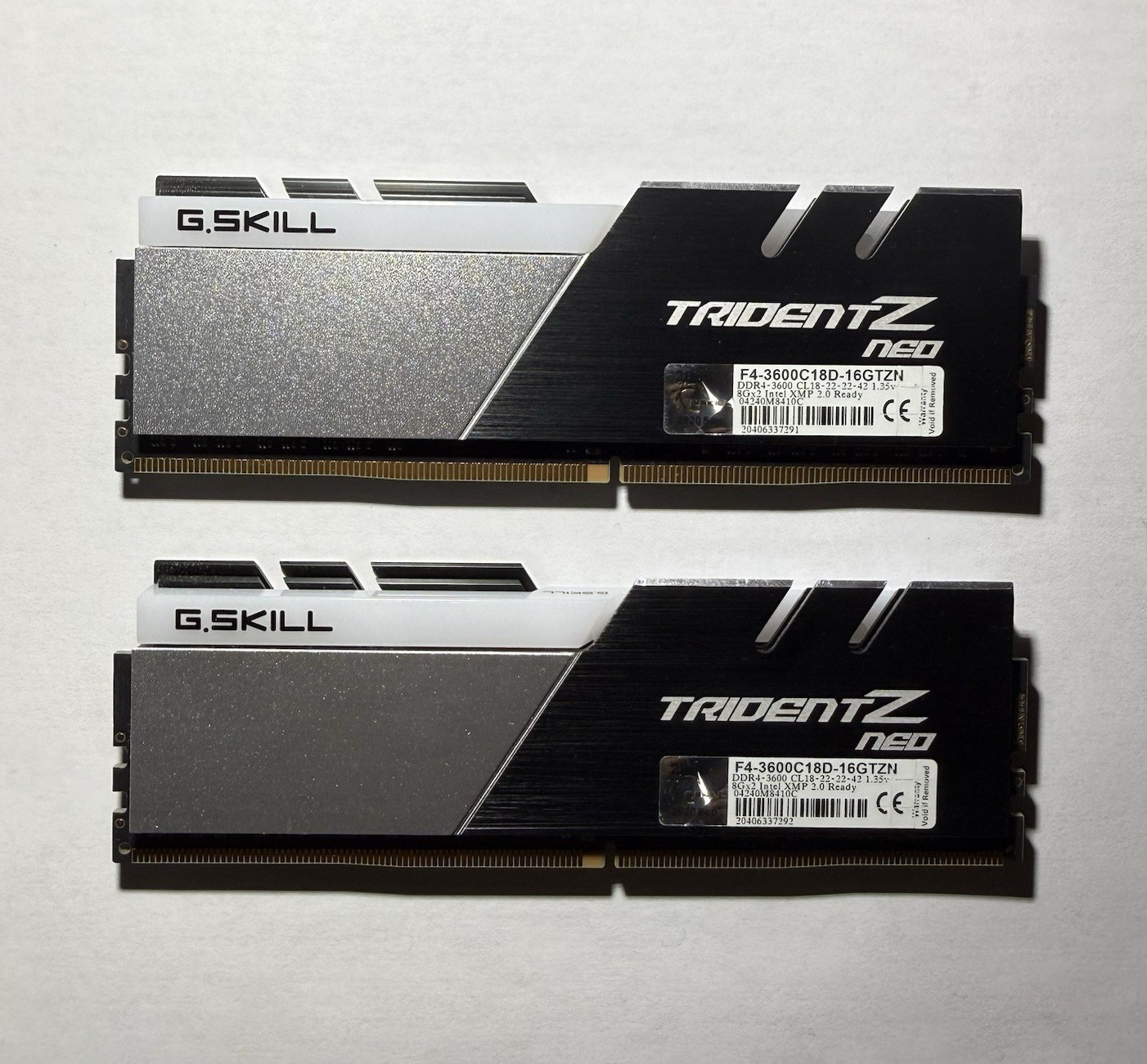 G.SKILL Trident Z Neo 16GB (2x8GB) DDR4-3600 CL18 DIMM F4-3600C18D-16GTZN